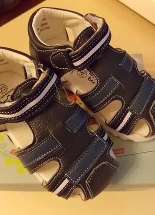 Фирменные кожаные сандалии happy bee р-р 23(14.5см)полная распродажа!!!4 фото