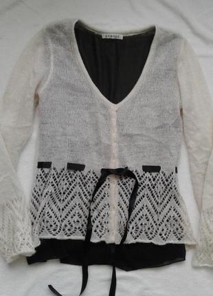 Мохерова кофточка, елегантна