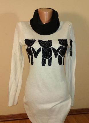 Туніка жіноча з вовною, розмір 44