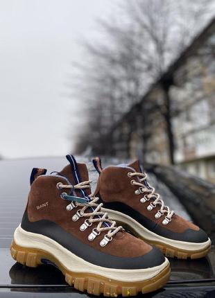 Мужские оригинальные зимние ботинки gant hillark5 фото