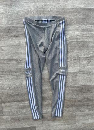 Adidas original лосины m спортивные серые