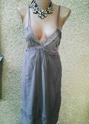 Шелковый сарафан для беременных