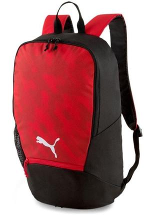 Рюкзак спортивний puma individualrise backpack football 078598 01 (червоний, м'які ремені, 23 л, бренд пуму)