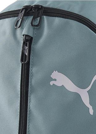 Рюкзак спортивный puma plus backpack 078868 04 (бирюзовый, мягкие ремни, отсек под...