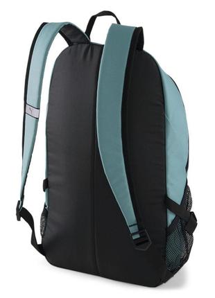 Рюкзак спортивный puma plus backpack 078868 04 (бирюзовый, мягкие ремни, отсек под...