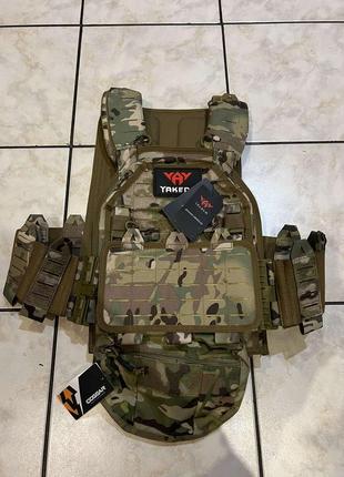 Плитоноска/броньожилет plate carrier&nbsp;cordura 1000 yakeda vt-6094a/5.11/helikon/idogear/emerson/8fields3 фото