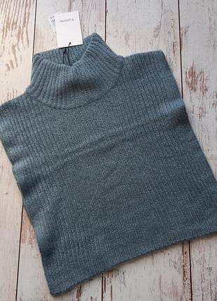 Манишка с воротником-стойка