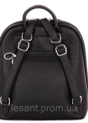 Рюкзак-сумка женский городской черный, бордовый5 фото