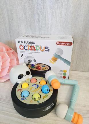 Стучалка молоточек стукалка стукавка панда в коробочке 2 молоточка