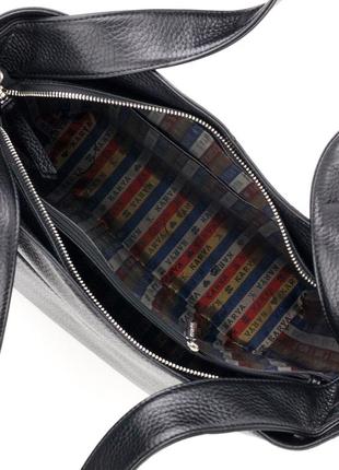 Вместительная женская сумка-шоппер с карманами karya 20877 черный4 фото