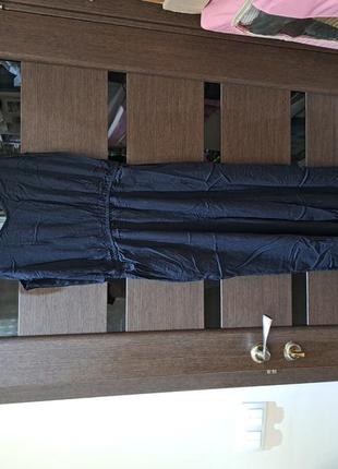 Черный комбинезон, широкая штанка, на брители, размер s2 фото
