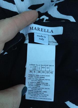 Красивая,летняя,черно-белая юбка в принт,вискоза,люкс бренд,оригинал marella,италия2 фото