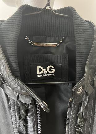 Кожаная куртка d&g 448 фото