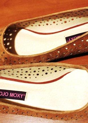 Балетки женские mojo moxy. 37, 5 - 39, 5. сша. замш кожа. разные цвета.4 фото
