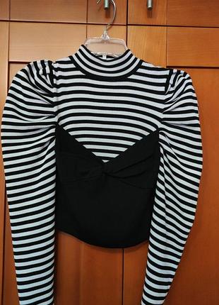 Кроп  топ  блузка zara