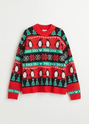 Новогодний свечер h&m / новогодний свитер