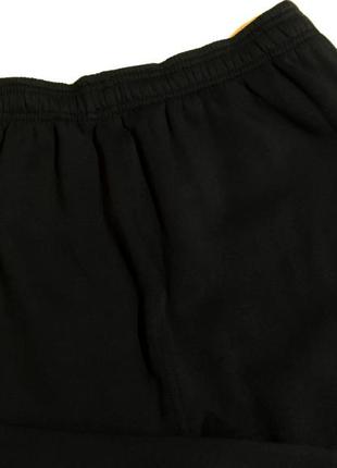 Мужские тёплые прямые спортивные штаны на флисе полубатал батал4 фото
