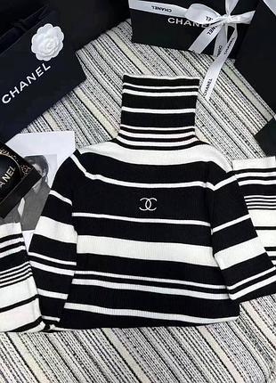 Водолазка гольф светр полоска