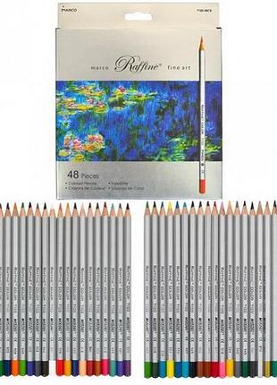 Карандаші кольорові 7100-48cb 48цв raffine марко