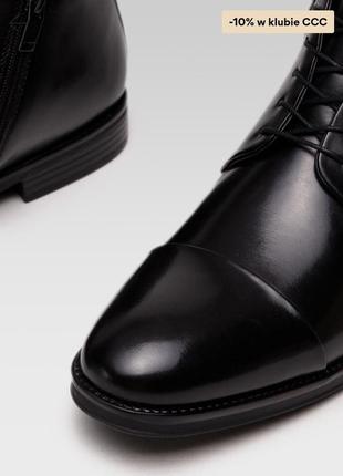 Мужские сапоги ботинки кожа lasocki4 фото