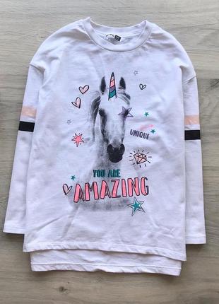 Стильный свитшот, тренить на 7-8 лет