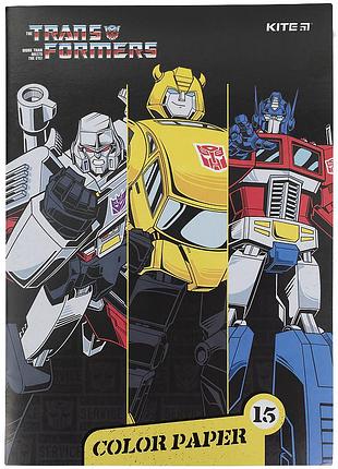 Папір кольор. двостор. (15арк/15кол), а4 tf