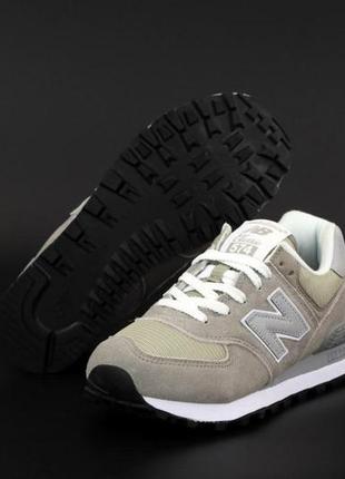 Женские кроссовки new balance 574 grey 363 фото