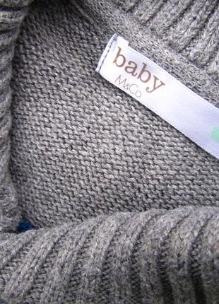 Стильна кофта светр реглан m&co новорічний светр кардиган4 фото