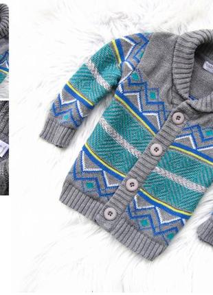 Стильна кофта светр реглан m&co новорічний светр кардиган2 фото