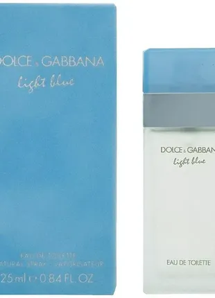 Туалетна вода для жінок dolce&gabbana light blue 25 мл7 фото