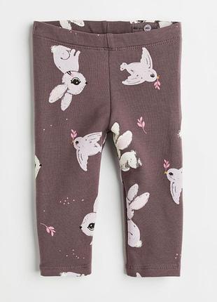Лосини зайчики h&m 68, 74, 80, 86, 92, 98, 104см