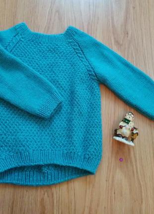 Детский свитер,теплая вязаная кофта