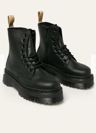 Ботинки dr. martens — black polished smooth 38 размер