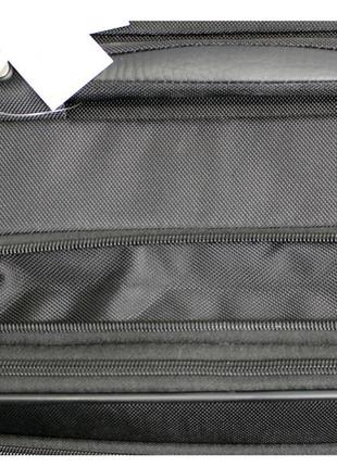 Великий тканинний чемодан samsonite, чорний, оригінал5 фото