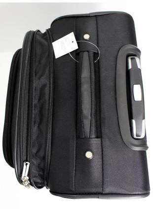 Средний тканевый чемодан samsonite, черный, оригинал4 фото