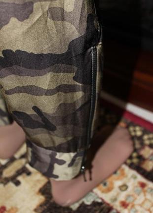Камуфляжные штаны галифе zara basic карго4 фото