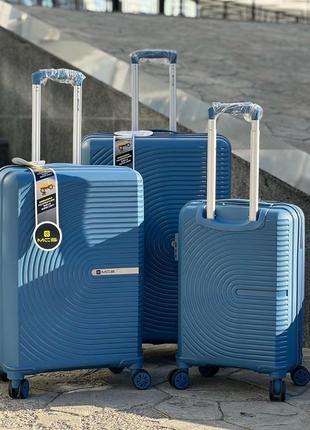 Новий колір 😻модель 374 ,туреччина ,валіза з поліпропілен ,надійна ,якісна ,прорезиніна ,не тріскає ,кодовий замок