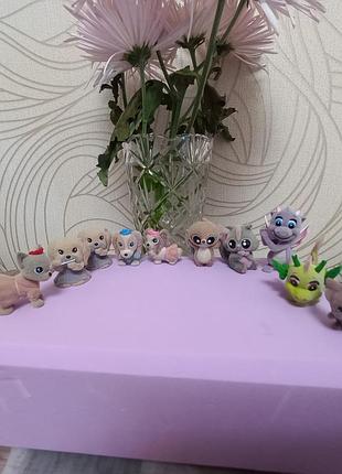 Оксамитові фігурки собачок  єнотиків та дракончиків💗