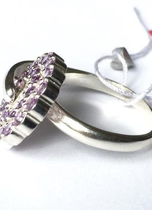 Новое красивое серебряное кольцо фианиты серебро 925 пробы3 фото