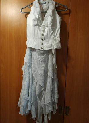 Костюм (юбка и корсет), s, m5 фото