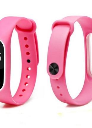 Ремешок mi band 2 ми бенд 2 розовый с белым очень красивый