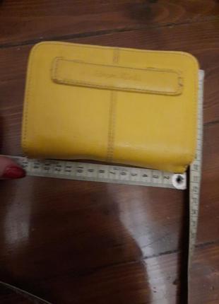 Комплект желтого цвета, сумка, портмоне, туфли, ремень франция9 фото
