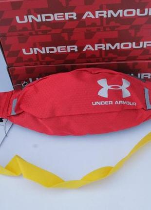 Поясная сумка under armour (красная) сумка на пояс8 фото