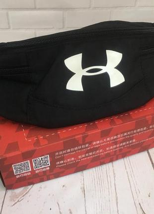 Поясная сумка under armour storm 1(черная) сумка на пояс4 фото