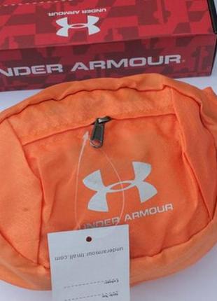 Поясная сумка under armour sport pro (оранжевая) сумка на пояс4 фото