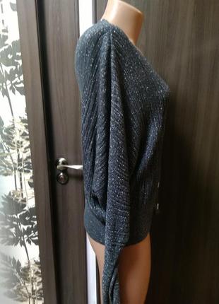 Кофточка с люриксом zara knit в идеальном состоянии s-m3 фото