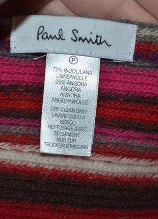 Теплый шарф paul smith шерсть2 фото