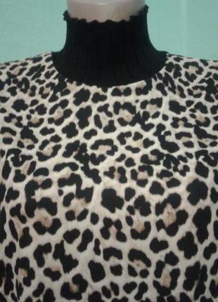 Трендовое платье с тигровым принтом2 фото