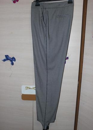 Стильні штани з резинкою знизу , з полоскою з боку next1 фото