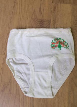 Трусики с упаковкой срср/ хлопок + вискоза/ винтаж/ новые, но есть нюанс!!️